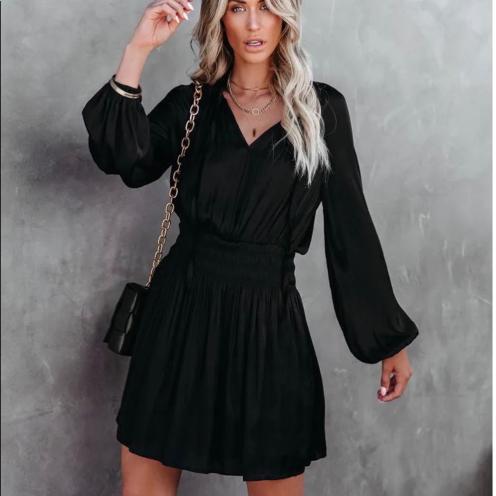 Black vici dress